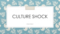 culture shock