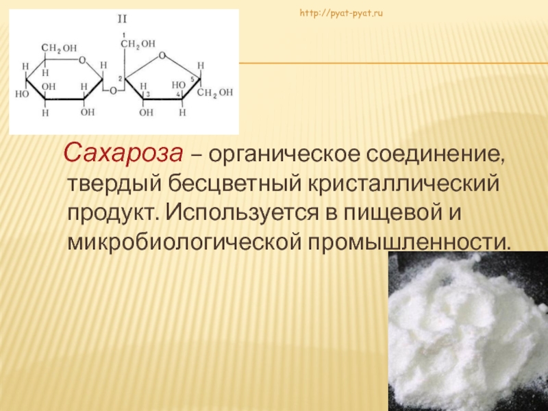 Презентация на тему сахароза