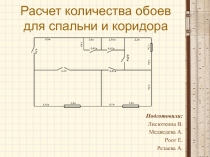 Расчет количества обоев для спальни и коридора