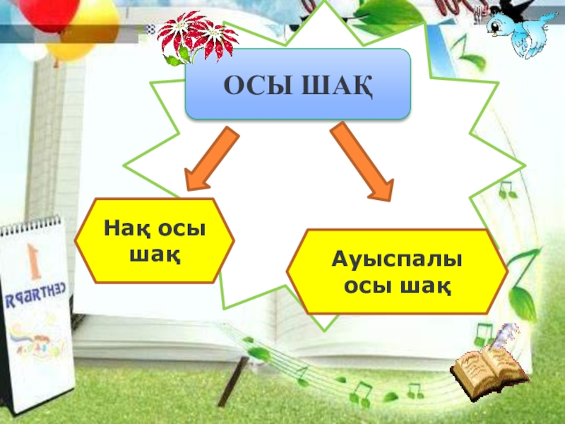 Осы шақ. Ауыспалы осы шақ примеры. НАК осы Шак. НАК осы Шак примеры. НАК осы Шак окончания.