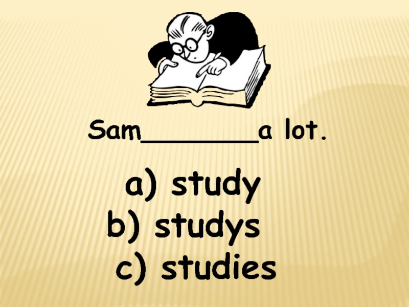 Sam study. F5 study text.