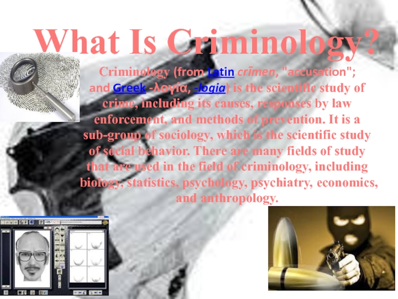 What Is Criminology?