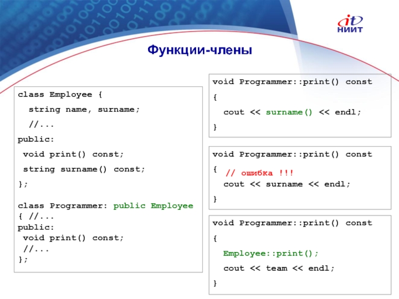 Public void print. Функции-члены const. Memchr c++. Void const class. Void *memchr(const Void *Str, INT C, Size_t n) в си.