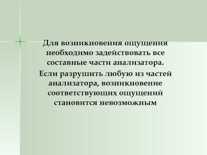 Возникнуть соответствовать. Условия возникновения ощущений. Для возникновения ощущения необходима. Составная часть ощущений. Для возникновения ощущения необходимо функционирование.