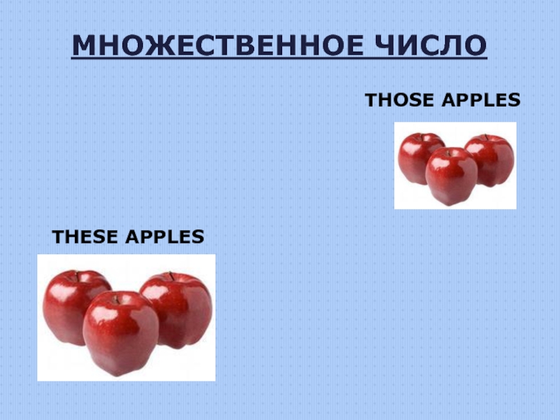 This that множественное число. This is Apple that is Apple these are Apples those are Apples близко далеко.