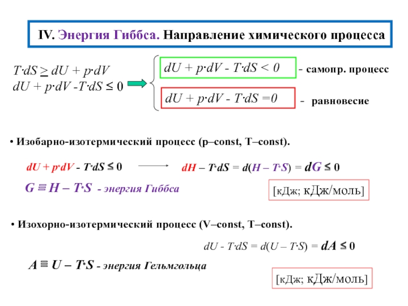 Направления химических процессов. Стандартная свободная энергия Гиббса. Направление реакции через энергию Гиббса. Формула вычисления энергии Гиббса химической реакции. Тепловой эффект реакции через энергию Гиббса.