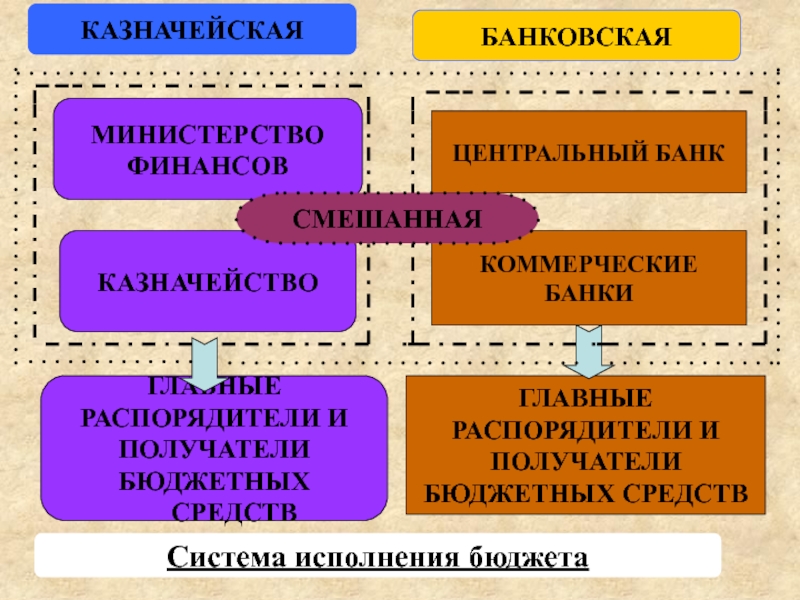 Бюджет казначейство. • Казначейство и Казначейская система исполнения бюджетов.. Системы исполнения бюджета. Банковская система исполнения бюджета. Виды систем исполнения бюджета.