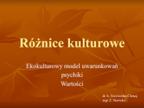 Różnice kulturowe