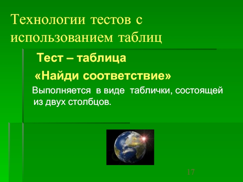 Географические технологии. Texnologiya Test.