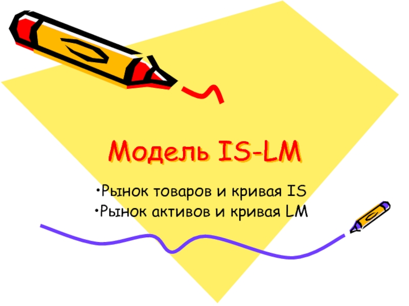 Презентация Модель IS-LM