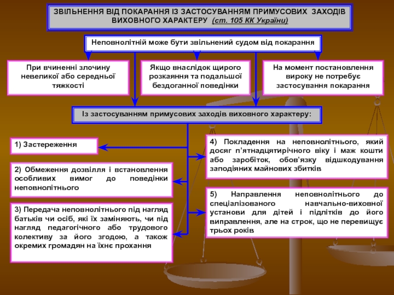 Реферат: Примусове лікування Звільнення від кримінальної відповідальності із застосуванням примусових за