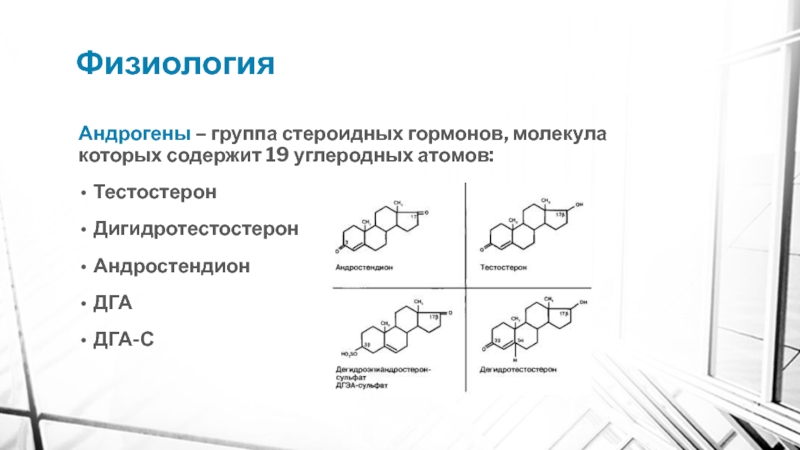 Андрогены анализ