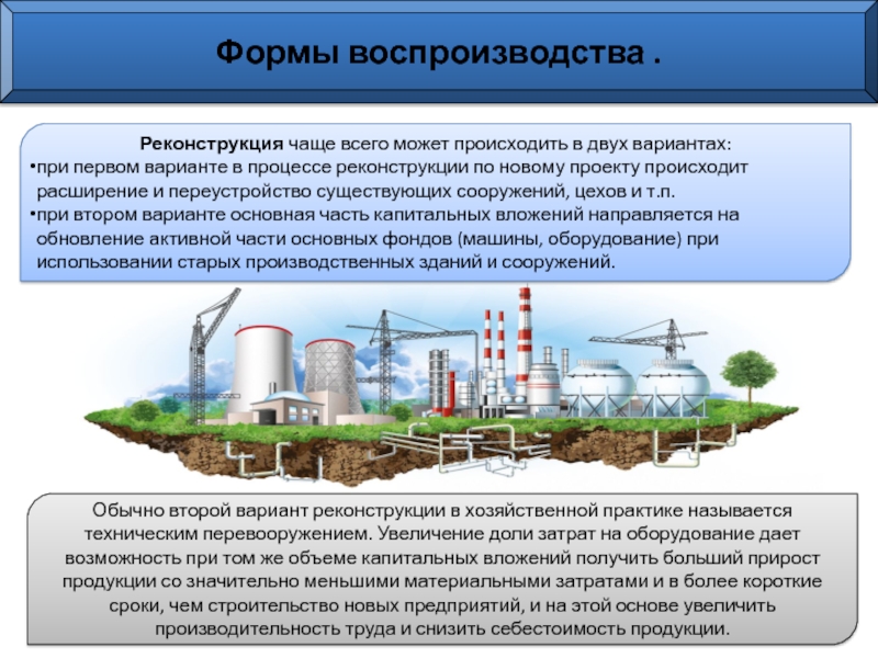 Произошел проект. Реконструкция действующего предприятия. Реконструкция действующих предприятий. Реконструкция действующих предприятий пример.