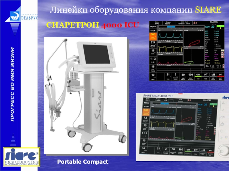 Линейки оборудования. SIARETRON 4000 icu Siare. Siare searetron 4000 icu Portable Compact. Siare Morpheus. Siare Engineering International Group.