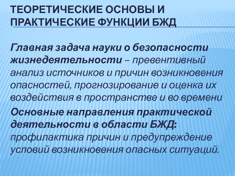 Презентация бжд для студентов