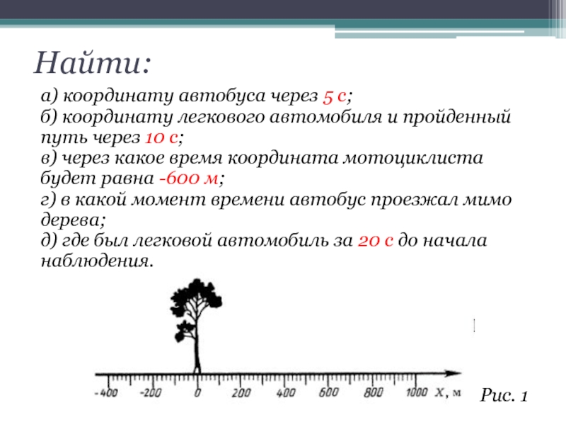 Равномерное прямолинейное движение решение задач 10 класс