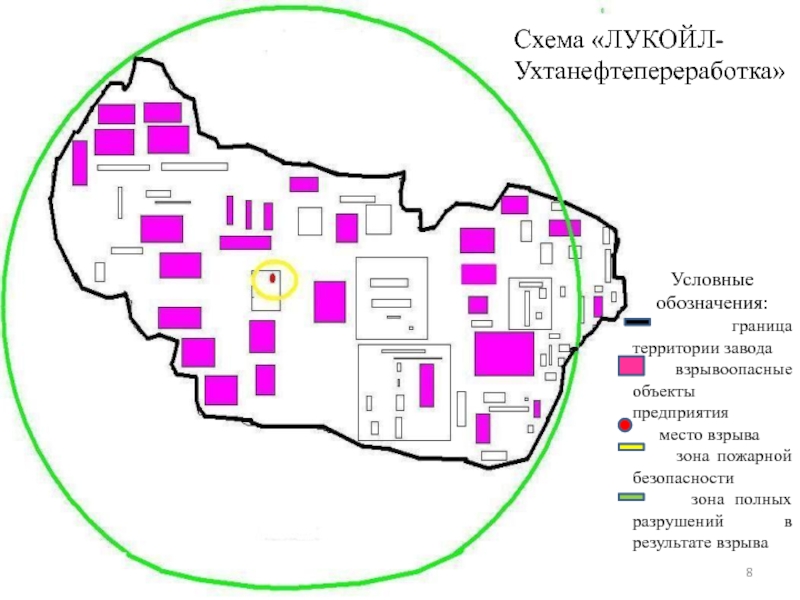 Схема территории завода