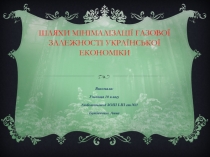 Шляхи м інімалізації газової залежності української економіки