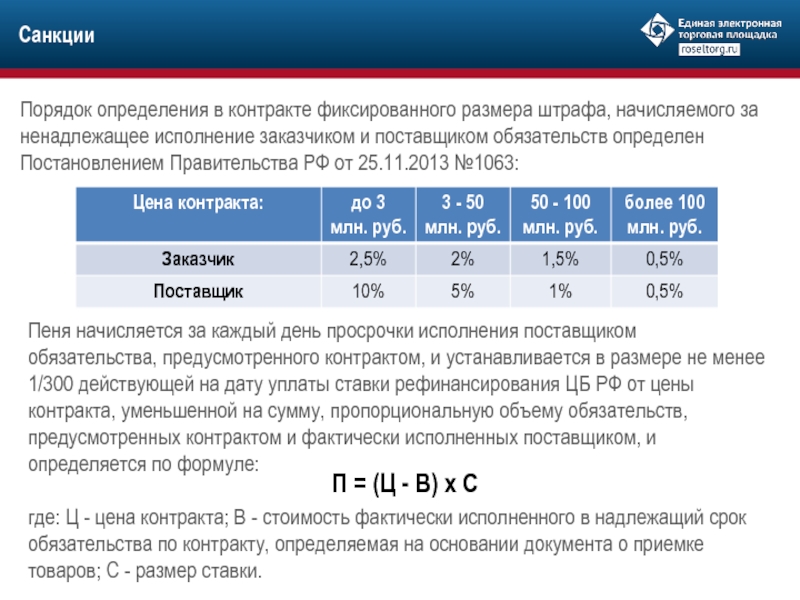 Требование об уплате штрафа за ненадлежащее исполнение контракта 44 фз образец