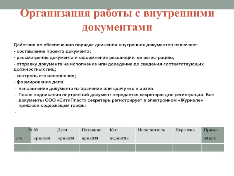 Документ утверждающий цели проекта