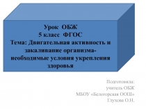 Презентация к уроку ОБЖ 5 класс ФГОС 