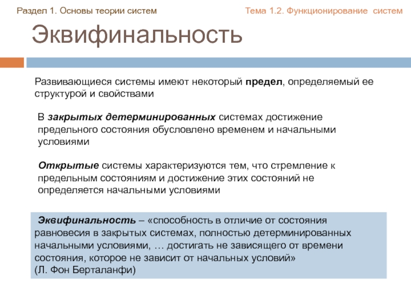 Теория систем. Эквифинальность общая теория систем. Теория систем Берталанфи. Фон Берталанфи общая теория систем. Берталанфи определение системы.