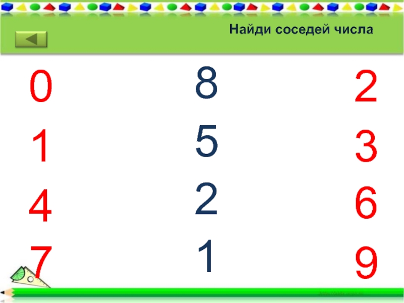 Найди математик. Найди соседей числа. Найди соседей цифры. Соседи числа 8. Найди соседей числа презентация.