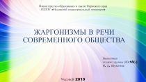 Министерство образования и науки Пермского края ГБПОУ Чусовской индустриальный