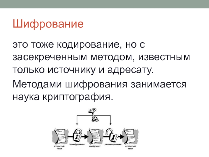 Шифрование это. Шифрование это в информатике. Методы криптографического кодирования. Способы шифрования и кодирования. Методами шифрования информации занимается наука.