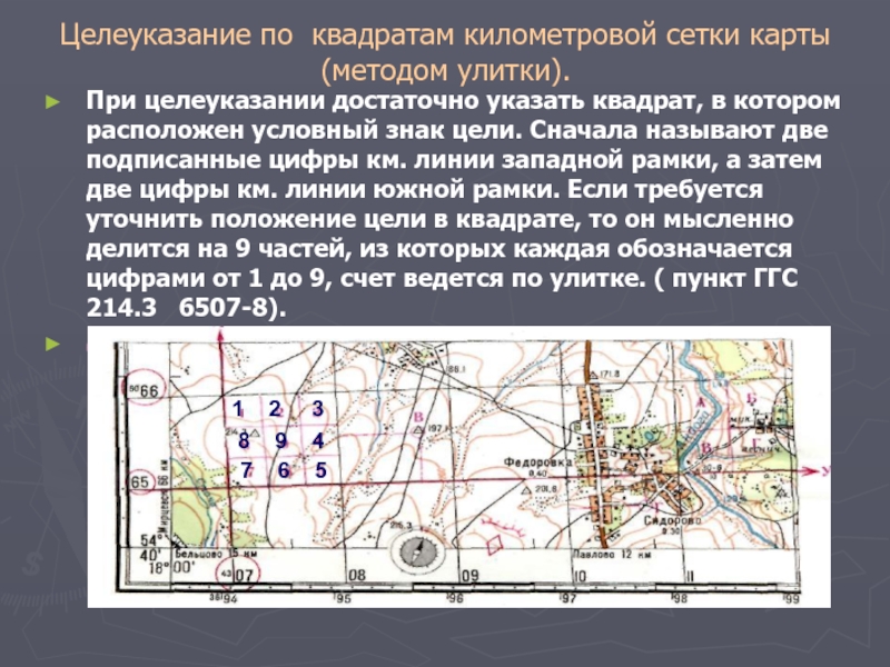 Как нанести координаты на карту