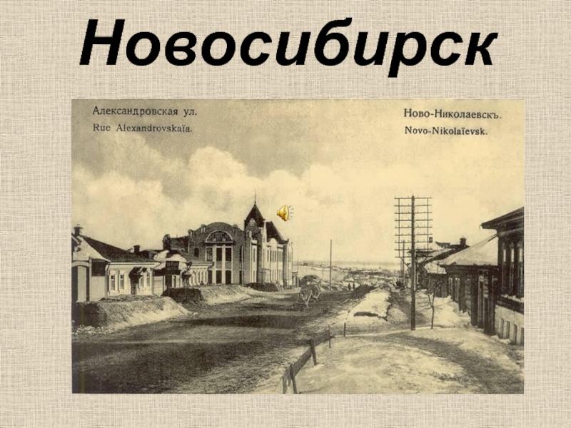 История городов России. Новосибирск