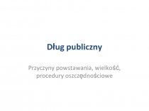 Dług publiczny