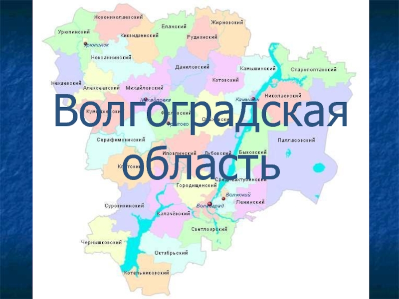 В какой природной зоне расположена волгоградская область