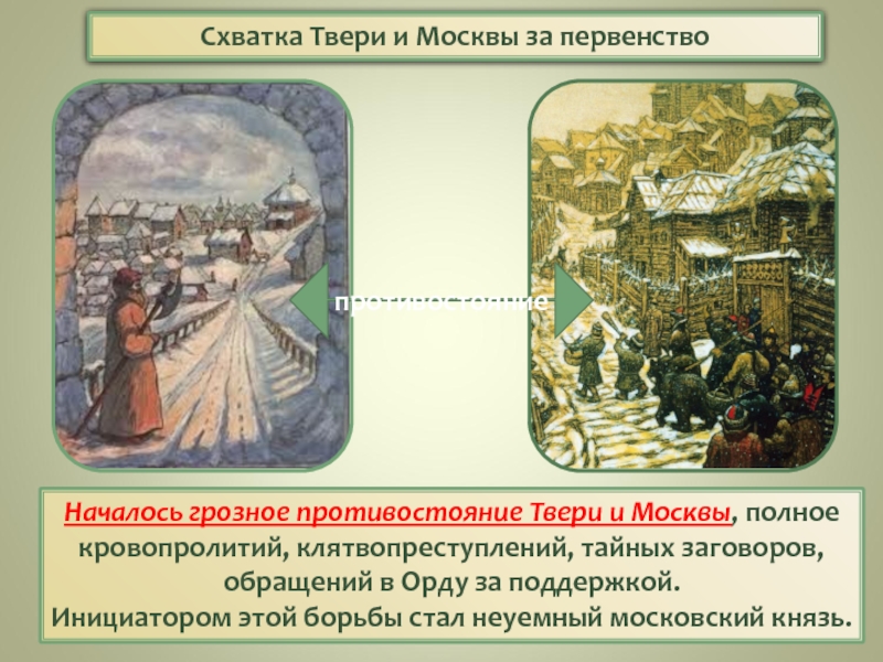 Возвышение новых русских центров и начало собирания земель вокруг москвы презентация 10 класс