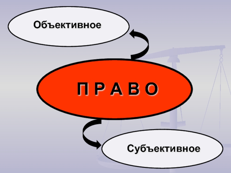 Понятие объективное и субъективное