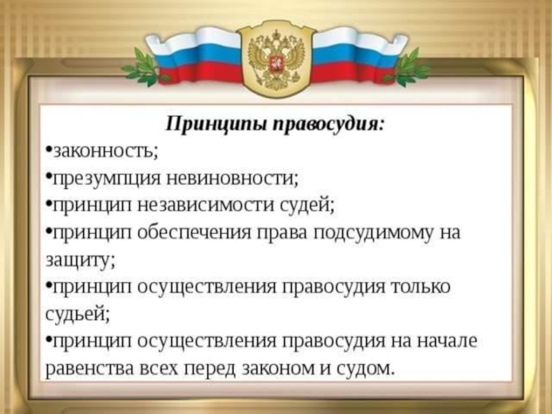 Закон осуществления правосудия. Презумпция невиновности принцип правосудия. Принципы правосудия судьи. Принцип законности правосудия. Принцип презумпции невиновности и обеспечение право на защиту.