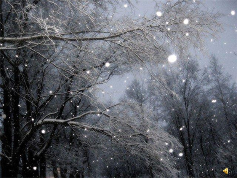 Шум падающего снега. Хлопья снега. Снег за окном. Метель. Падающий снег.
