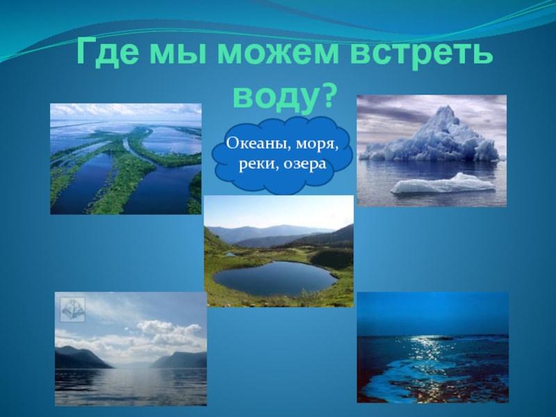 О воде презентация для дошкольников