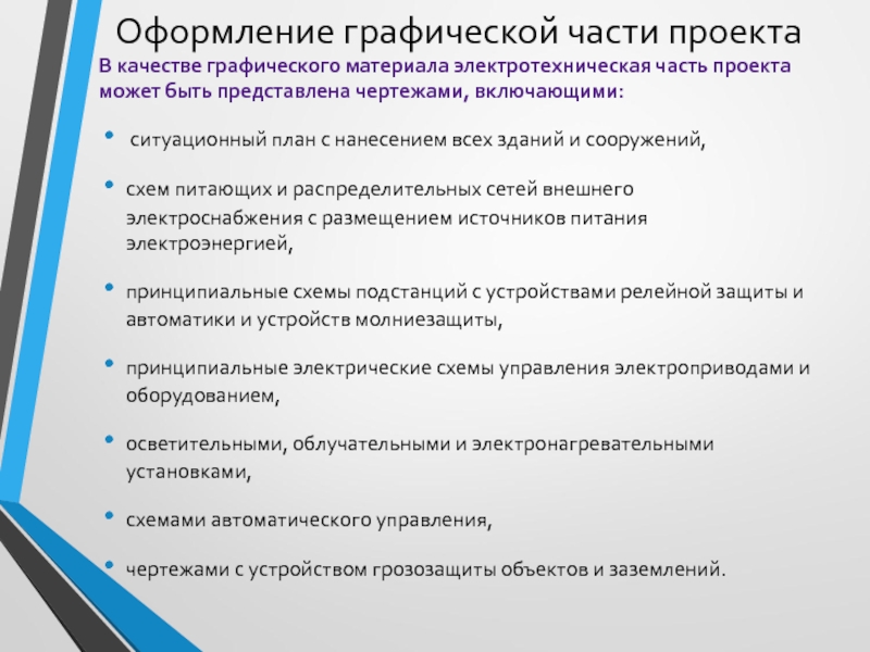 Требования к оформлению графической части проекта