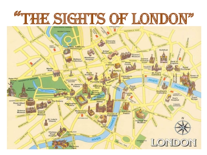Презентация “The sights of London” 6 класс