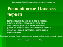 Разнообразие Плоских червей