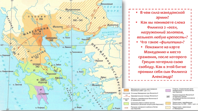 Города Эллады подчиняются Македонии презентация, доклад, про