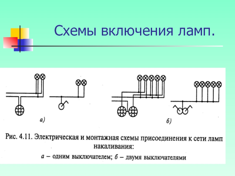 Схемы питания и распределительные устройства осветительных электроустановок