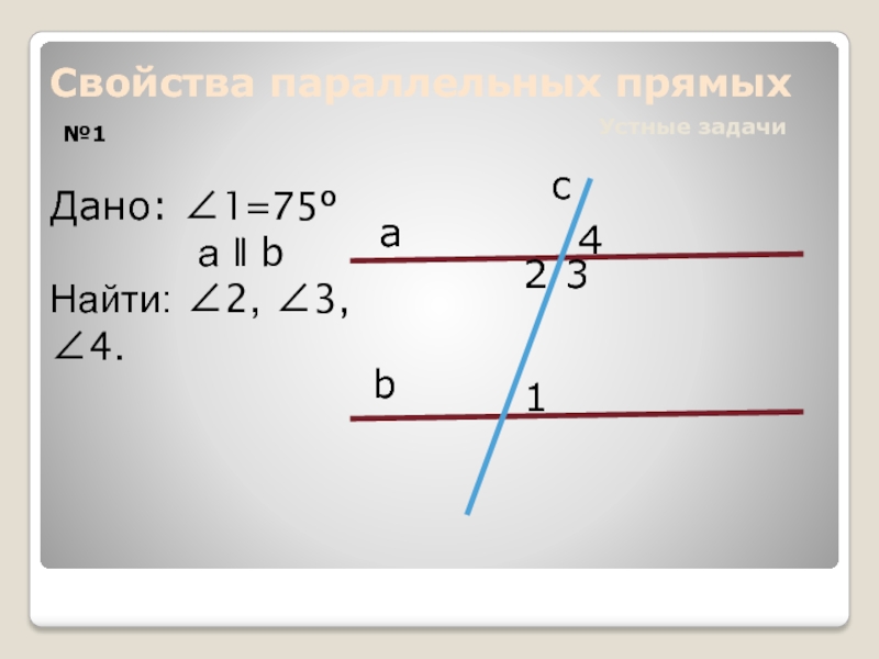 Повторение темы параллельные прямые 7 класс презентация