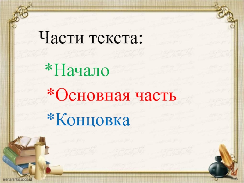 Презентация виды текстов 2 класс школа 21 века