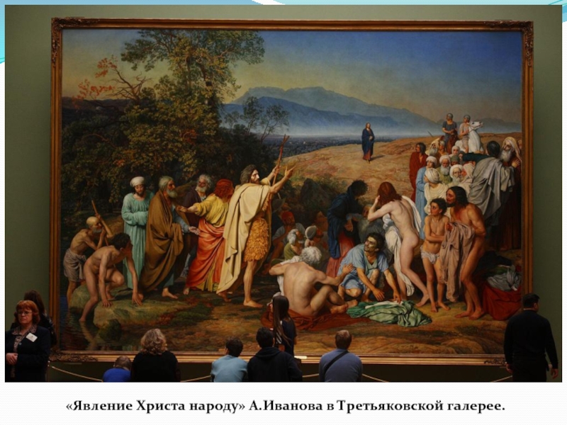 «Явление Христа народу» А.Иванова в Третьяковской галерее.