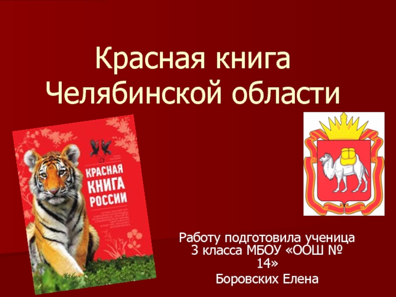 Презентация Презентация Красная книга Челябинской области