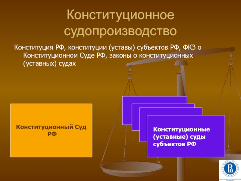 Устанавливаемые уставами конституциями законами субъектов