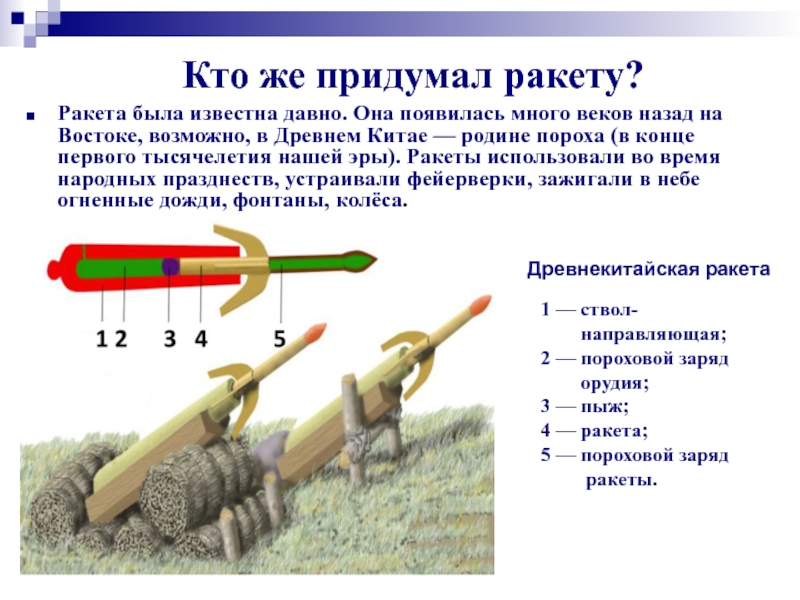 Кто придумал ракету