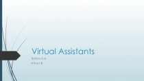 Virtual Assistants